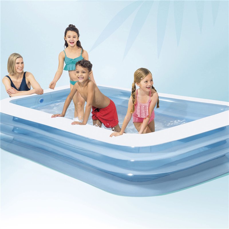 Image secondaire de Intex - 58484NP - Piscine Rectangulaire Givrée - Coloris Bleu, 305x183x56 cm