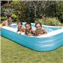 Intex - 58484NP - Piscine Rectangulaire Givrée - Coloris Bleu, 305x183x56 cm