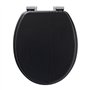 Tiger Abattant WC, Blackwash, MDF, Noir