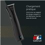 Wahl Stealth Beret - tondeuse à cheveux principale/sans fil avec jeu de lames de précision - pour les bordures de près, noir