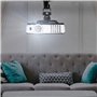 Duronic PB01XB Support pour Vidéoprojecteur Plafond | Rotatif 360° Inclinable 180° et Pivotant 180° | Charge maximale de 10 kg |
