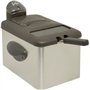 Frifri F5848-DUO Friteuse, Acier Inoxydable, Noir