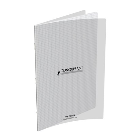 Conquérant 400009672 Cahier Petits carreaux 5 x 5 96 pages 24 x 32 cm Incolore