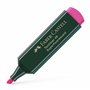 rotulador faber fluorescente 48-28 rosa