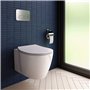 Ideal Standard Connect Abattant WC Ultra fin Blanc E772301, Lunette Toilette, Siège WC,Modèle authentique