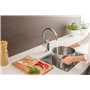 Grohe 30221002 Eurostyle Cosmopolitan Mitigeur de Cuisine À Levier Unique, Argent