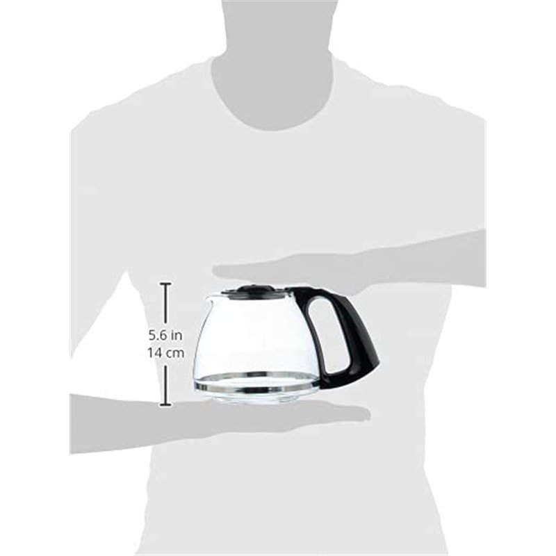 Image secondaire de Moulinex Verseuse 1.25L Noire, 15 Tasses, Compatible avec Cafetière Subito, Principio, Delfini Plus, Réveil Café, Accessoire Off