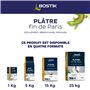 Bostik - Plâtre Fin de Paris - Scellement, Rebouchage, Moulage - Intérieur - Tous Supports - Prise Rapide - Couleur : Blanc - 1 