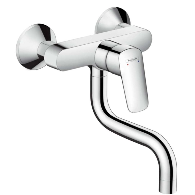 hansgrohe Logis M31 Mitigeur de cuisine Montage mural, 1 jet, chromé, 71836000