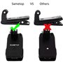 Sametop Pince Sac à Dos Fixation Backpack Accessoires 360 Degrés Rotation Compatible avec GoPro Hero 13 12 11 10 9 8 7 6 5 Sessi