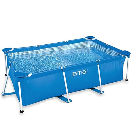 Intex kit Piscine Metal Frame Junior rectangulaire Tubulaire (l) 3,00 x (l) 2,00 x (h) 0,75m
