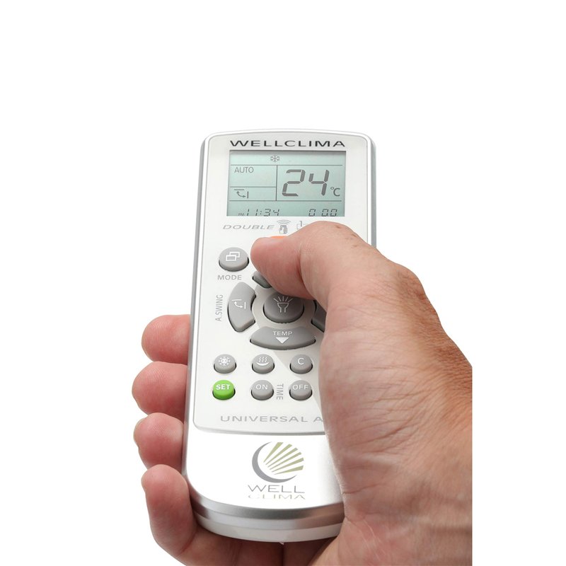 Image secondaire de Wellclima Double Télécommande pour climatiseur et conditionneur d'air, compatible avec les principales marques