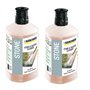 Kärcher Lot de 2 bouteilles de détergent pour nettoyeur haute pression 3 en 1 K2 K4 K5 K7 1 l