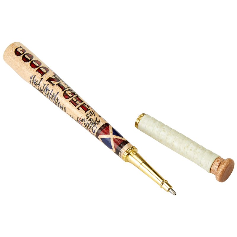 Image secondaire de The Noble Collection DC Harley Quinn Baseball Bat Pen - 6in (15cm) Miniature Bat Ballpoint Pen - Officially Licensed Film Set Mo