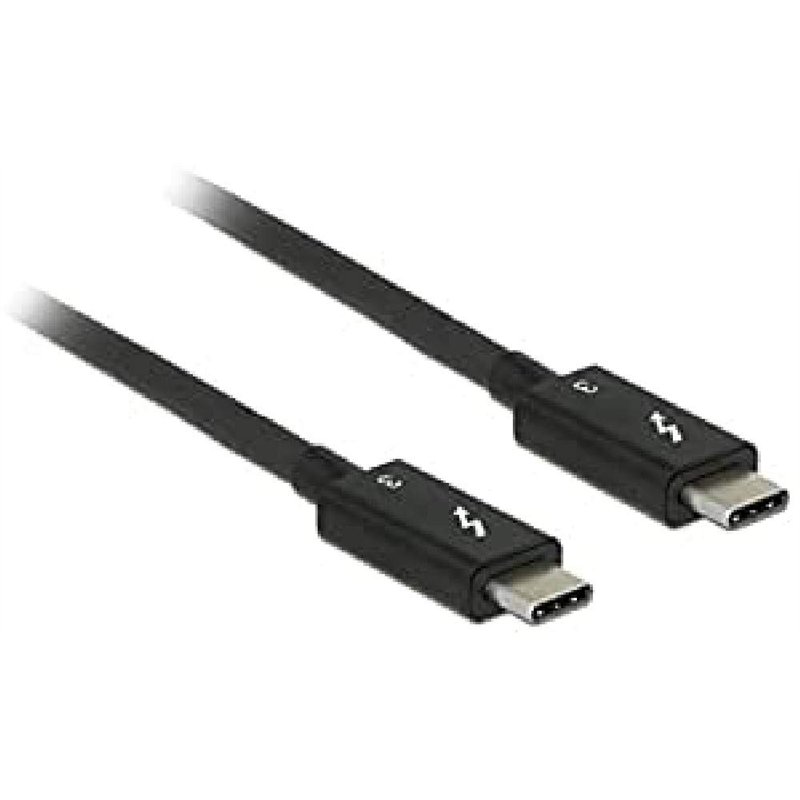 DeLOCK 84844 câble USB 0,5 m USB 3.2 Gen 2 (3.1 Gen 2) USB C Noir