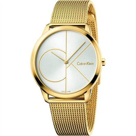 Calvin Klein Homme Analogique Quartz Montre avec Bracelet en Acier Inoxydable K3M21526