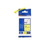 Brother TZe-FX621 ruban d'étiquette Noir sur jaune - Rubans d'étiquettes (Noir sur jaune, TZe, Brother, 9 mm, 8 m, 1 pièce(s))