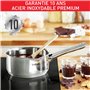 Tefal Casserole 16 cm et couvercle filtrant, Induction, Acier inoxydable 18/10 haute qualité, Garantie 10 ans, Duetto A7052263