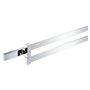GROHE 40768000 Double Barre Porte Serviette Selection Cube, Chrome