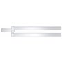 GROHE 40768000 Double Barre Porte Serviette Selection Cube, Chrome