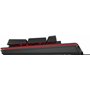 HP OMEN 1100 - Clavier Mécanique Gaming AZERTY Noir (Filaire - USB, Anti-Ghosting, Switch Cherry MX Blue, Rétroéclairage LED Rou