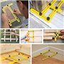 SHOP-STORY - Règle d'Angle Pliable Multifonction de Mesure Multi Angles pour Découpe et Bricolage Facile Neuf