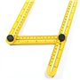 SHOP-STORY - Règle d'Angle Pliable Multifonction de Mesure Multi Angles pour Découpe et Bricolage Facile Neuf