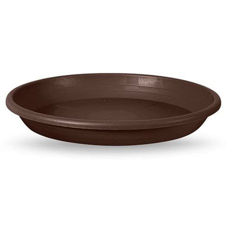 Blim Cylindre Soucoupe, Deep Marron, 17 cm