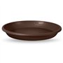 Blim Cylindre Soucoupe, Deep Marron, 17 cm