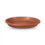 Blim Cylindre Soucoupe, Deep Marron, 17 cm