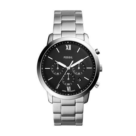 Fossil Men's Neutra Chronograph FS5384 Silver Stainless-Steel Japanese Quartz Fashion Watch