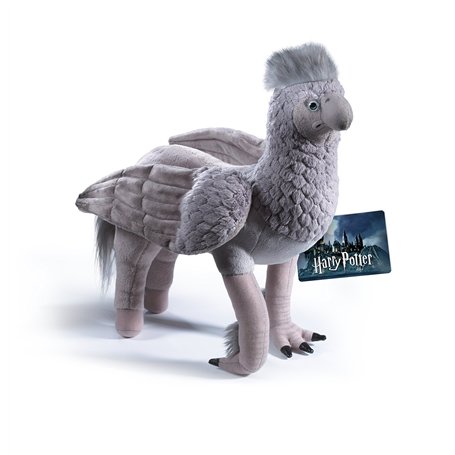 The Noble Collection Buckbeak Collector's Plush by Officially Licensed 15in (38cm) Harry Potter Toy Dolls Grey Hippogriff Plush 