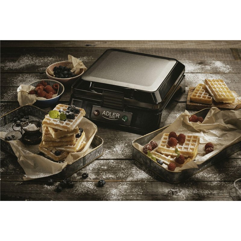 Image secondaire de Adler AD 3036 Gaufrier, Plastique, Multicolore