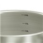 Backen 191199, Set de Casseroles 16,18,20cm, Inox, 4 Pièces, Tous Feux dont Induction, 1poignée amovible, Empilable, Compatible 
