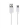 Goobay 59126 Câble de Chargement et de Synchronisation USB-C, USB-A vers USB-C, Blanc, 0.5m Longueur de Câble