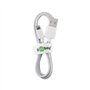 Goobay 59126 Câble de Chargement et de Synchronisation USB-C, USB-A vers USB-C, Blanc, 0.5m Longueur de Câble