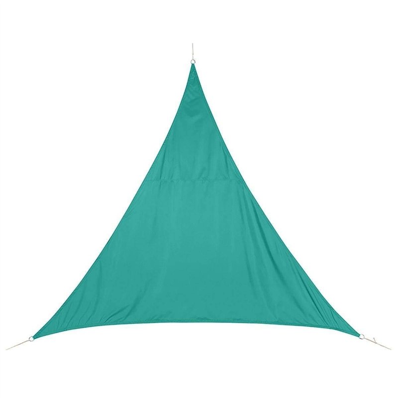 Voile d'ombrage Triangulaire 5 x 5 x 5 m Curacao - Emeraude