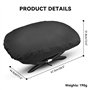 onlyfire Housses pour Barbecue pour Weber Baby Q, Q100 Q120 et Q1000 Grills à Gaz, BBQ Housse Barbecue Exterieur, Noir