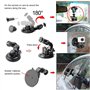 ShipeeKin Ventouse Support d'aspiration pour caméra Appareil Photo Compatible avec Tout Gopro Heros, SJCAM Series, Geekpro, Garm