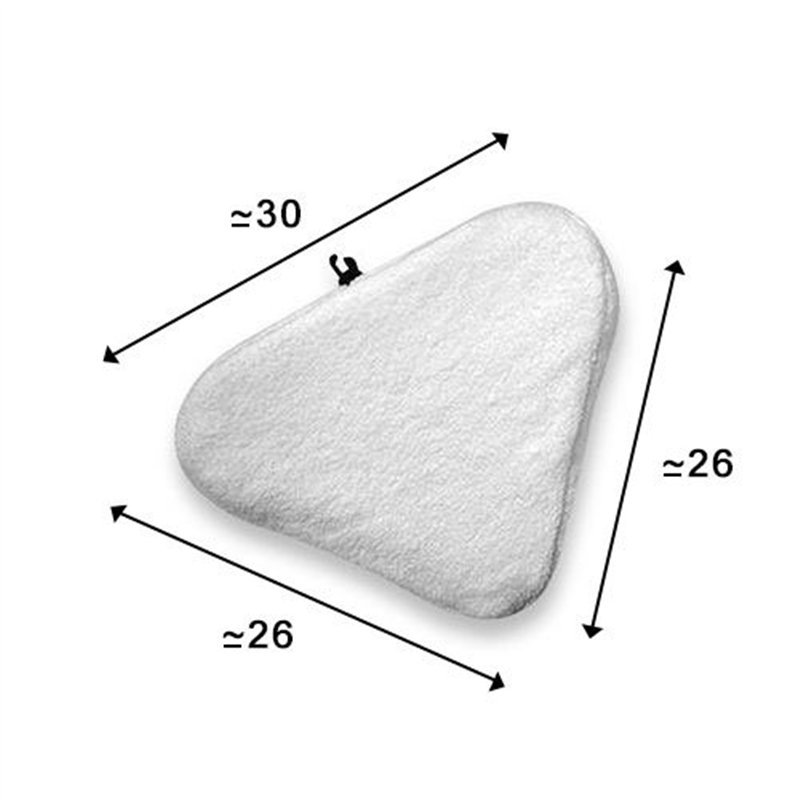 Image secondaire de SHOP-STORY - Grande Lingette Microfibres Lavable pour Balai Vapeur H20 Mop X5 et d’autres Modèles