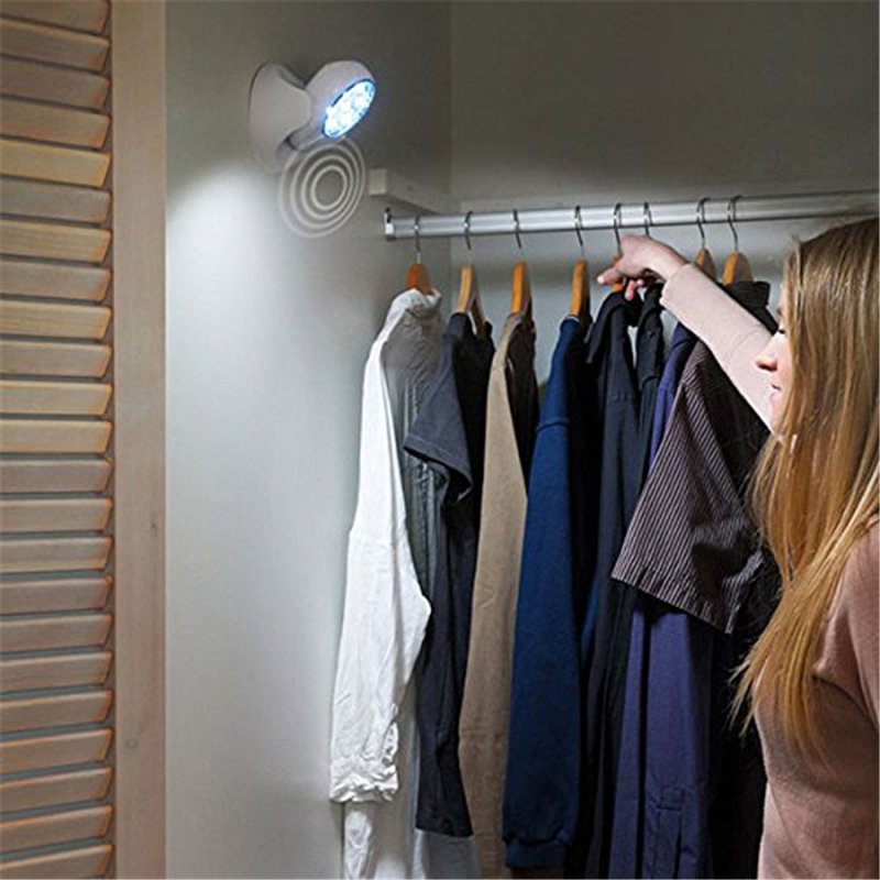 Image secondaire de SHOP-STORY - Lampe LED Sans Fil Avec Détecteur De Mouvement Pivotant à 360° Intérieur Extérieur