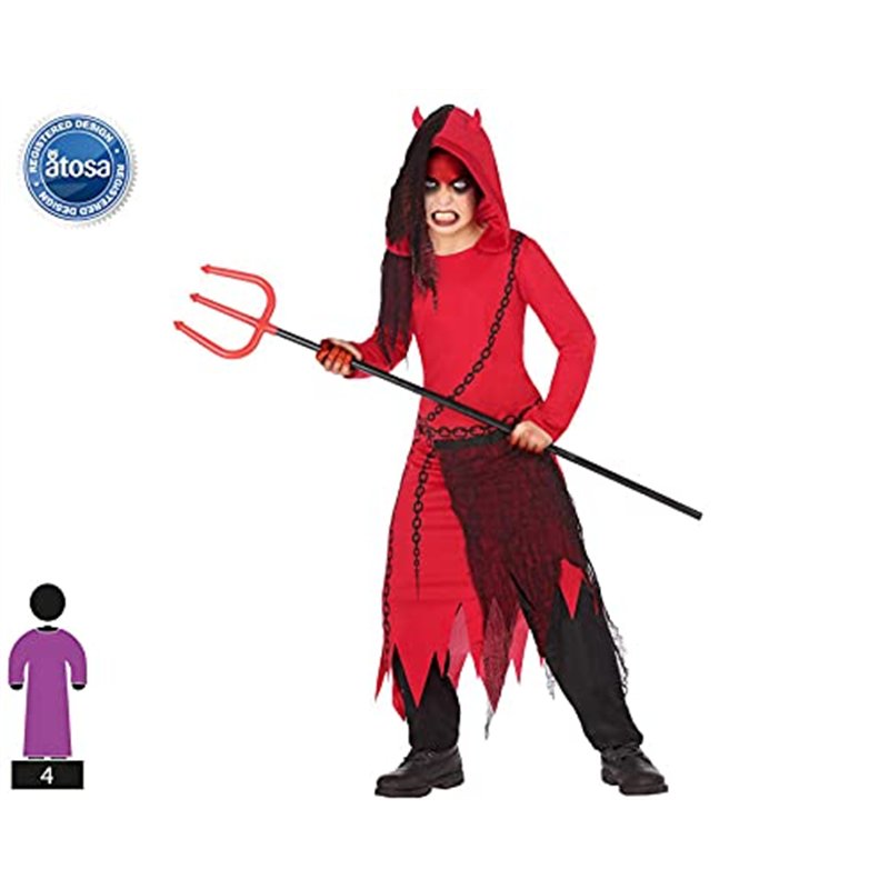 Image secondaire de Atosa déguisement enfant démon rouge