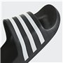 adidas Mixte Adilette Aqua Slides, Core Black / Cloud White / Core Black, 46 EU