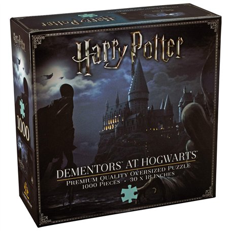 The Noble Collection Harry Potter Dementors at Hogwarts 1000pc Jigsaw Puzzle - 30 × 18in Oversized Puzzle - Harry Potter Film Se