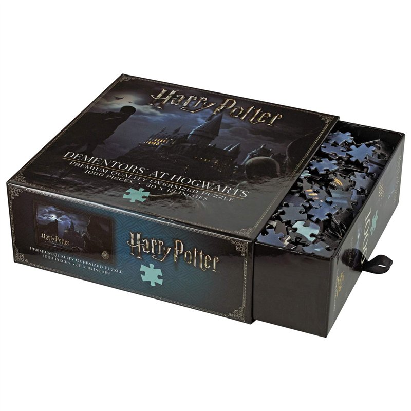 Image secondaire de The Noble Collection Harry Potter Dementors at Hogwarts 1000pc Jigsaw Puzzle - 30 × 18in Oversized Puzzle - Harry Potter Film Se