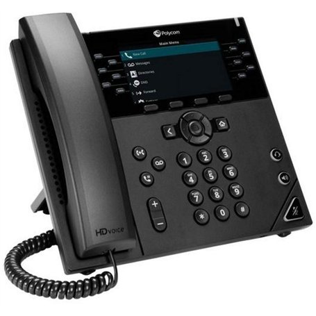 POLY VVX 450 téléphone de bureau IP PoE - 12 lignes SIP