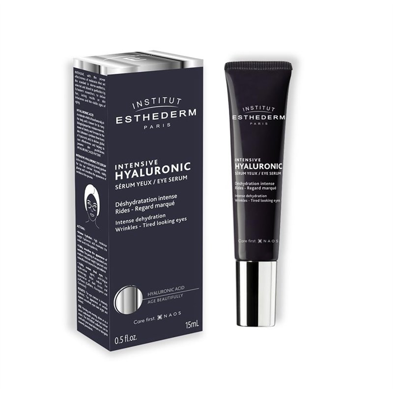 Image secondaire de Institut Esthederm - Intensive Hyaluronic - Sérum Yeux - Soin Repulpant Intense - Spécial Vallée des Larmes, Cernes, Poches - Dé