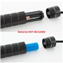 SEAC T5, Torche de plongée en Aluminium avec Verre Optique trempé, 300 Lumen, Cree XPG2 LED, Dimensions 14.4x3.2 mm