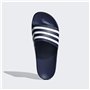 adidas Mixte Adilette Aqua Slides, Dark Blue / Cloud White / Dark Blue, 42 EU