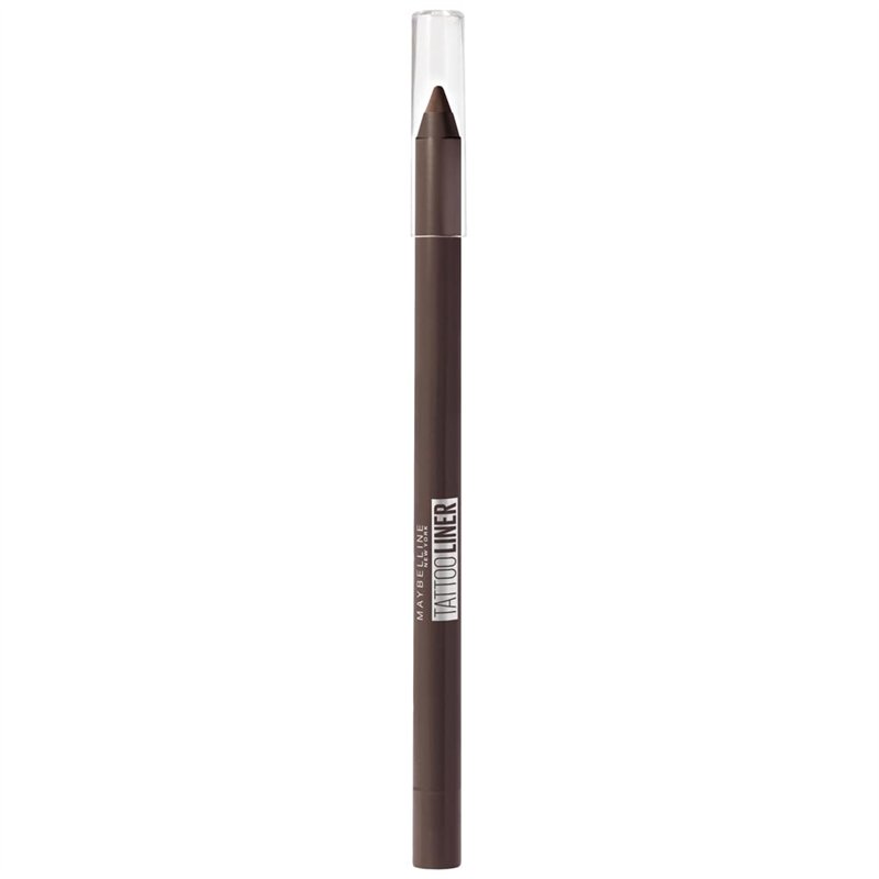 Maybelline New York - Crayon Gel Yeux Effet Tatouage - Waterproof & Tenue 36h - Tattoo Liner - Teinte : Bold Brown